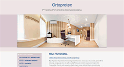 Desktop Screenshot of ortoprotex.pl
